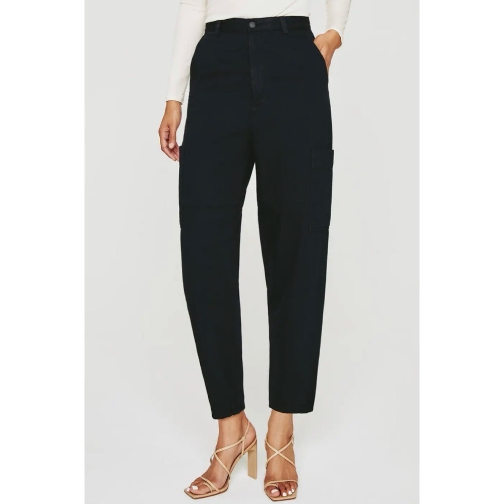 AG Renn Ankle Utility High Rise Barrel Black - Size 28